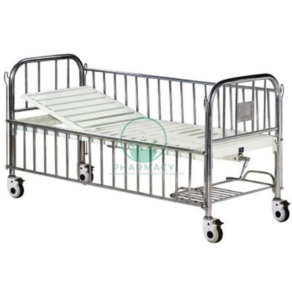 Semi-Fowler Bed For Children, with Side Railings