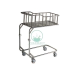 Infant Bed / Child Cot S.S Adjustable Height