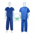 Disposable Scrub Suit, Non Woven, Non Sterile
